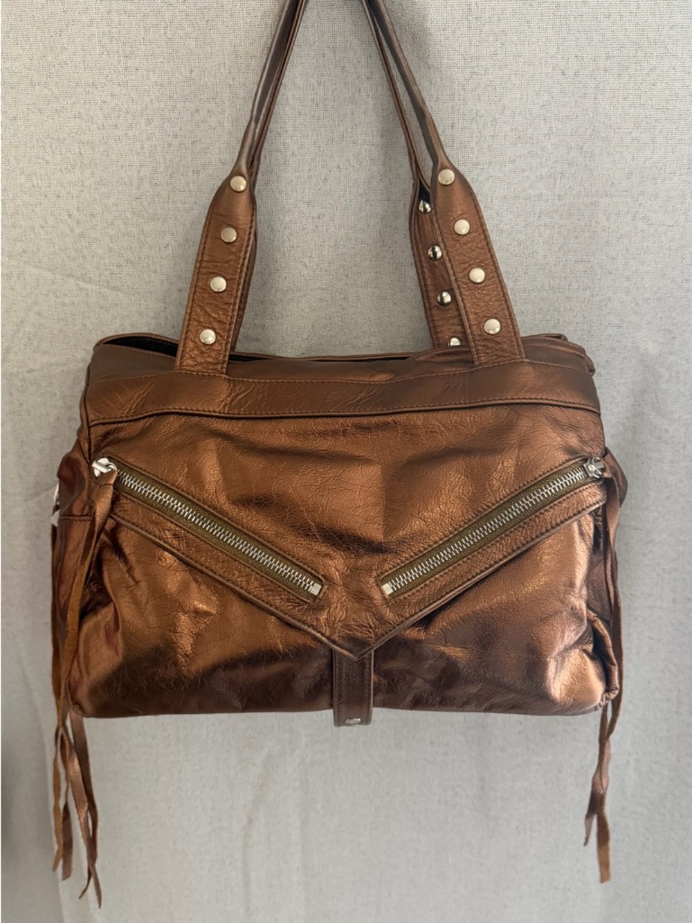 Botkier Metallic Bronze Trigger shoulder